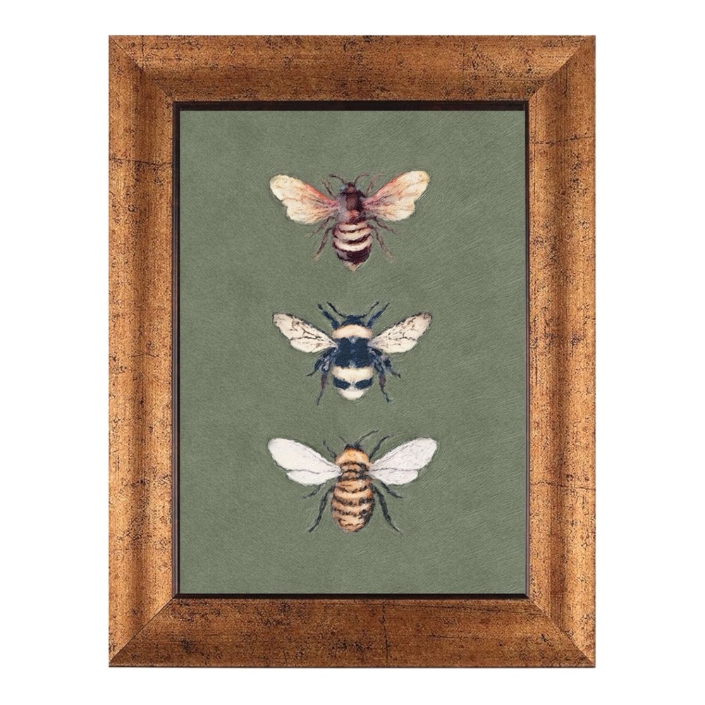 Vintage Bee Wall Art